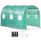 Walk-in Tunnel Greenhouse 12x7x7ft Galvanized Frame Waterproof