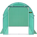 Walk-in Tunnel Greenhouse 12x7x7ft Galvanized Frame Waterproof