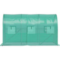 Walk-in Tunnel Greenhouse 12x7x7ft Galvanized Frame Waterproof