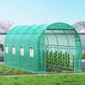Walk-in Tunnel Greenhouse 15x7x7ft Galvanized Frame Waterproof