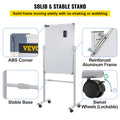 Mobile Double Sided Magnetic Whiteboard 60x90cm w/ Stand