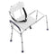 Sliding Transfer Bench Shower Chair Cut-Out Seat Reversible Backrest