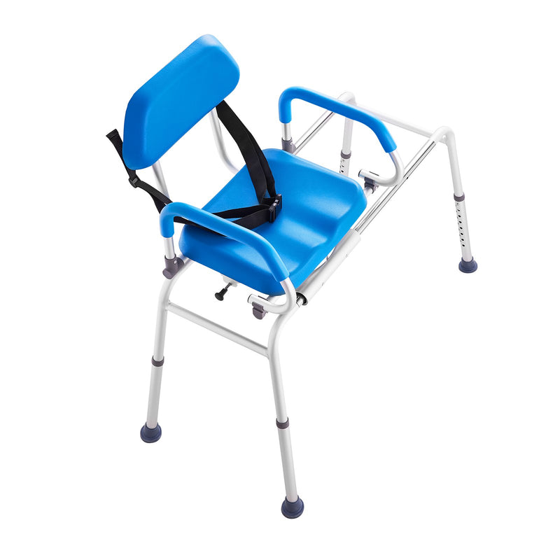 Sliding Tub Transfer Bench 360 Swivel Seat Height Adjustable 330LBS