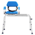 Sliding Tub Transfer Bench 360 Swivel Seat Height Adjustable 330LBS