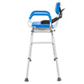 Sliding Tub Transfer Bench 360 Swivel Seat Height Adjustable 330LBS