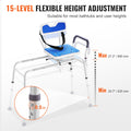 Sliding Tub Transfer Bench 360 Swivel 400LBS Elderly Disabled Bath