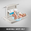Wall Mounted Baby Changing Table Horizontal Fold Down Diaper Station