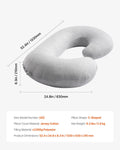 VEVOR C-Shaped Pregnancy Pillow Full Body Maternity Support Washable