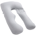 Pregnancy Pillow, U-Shaped Full Body Maternity Pillow for Pregnant Women, Soft and Breathable Pregnant Support Pillows with Removable & Washable Cover, Perfect for Back, Belly, Hip, Legs Relief