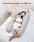 Pregnancy Pillow U-Shaped Full Body Maternity Support Back Belly Hips