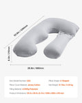 Pregnancy Pillow U-Shaped Full Body Maternity Support Back Belly Hips