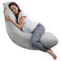 L-Shaped Pregnancy Pillow Maternity Body Pillow Soft Breathable