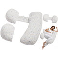 VEVOR Pregnancy Body Pillow Maternity Pillow Back Belly Hip Support Washable