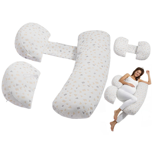 Pregnancy Body Pillow Maternity Pillow Back Belly Hip Support Washable