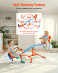 Kids Seesaw 136kg Teeter Totter 360° Rotating Age 3+