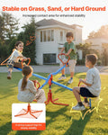 Kids Seesaw 4 Seat 360 Spin Teeter Totter 49.9kg Load Capacity