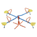 Kids Seesaw 4 Seat 360 Spin Teeter Totter 49.9kg Load Capacity