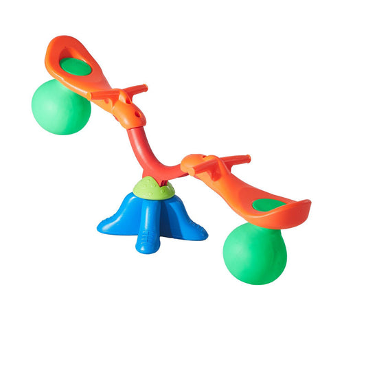 Kids Seesaw Teeter Totter 360 Spin 24.95kg Capacity Handles Outdoor