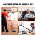 5X Floor Magnifying Glass with Light Stand Gooseneck LED