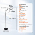 5X Floor Magnifying Glass with Light Stand Gooseneck LED
