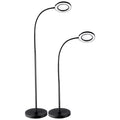 5X Floor Magnifying Glass with Light Stand Gooseneck LED