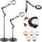 5X Magnifying Floor Lamp LED Dimmable Reading Craft Light