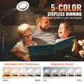 5X Magnifying Floor Lamp LED Dimmable Reading Craft Light