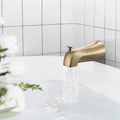 Cefito Brass Tub Shower Faucet Set 127mm Rainfall Head Gold