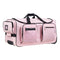 Dance Bag with Garment Rack, 736.6 mm Rolling Dance Duffel, with Wheels, USB Port, Height Adjustable Clothes Rack, Privacy Protection Curtain, Ideal for Travel and Competitions, Matte Pink