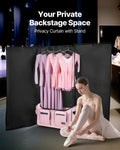 Dance Bag with Garment Rack 736.6mm USB Wheels Pink