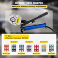 Hydraulic Hose Crimper 7 Dies A/C Air Conditioning Handheld Tool