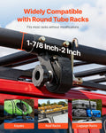 Ladder Rack Straps 2.25m 226.8kg Heavy Duty Ratchet Black 2 Pack