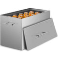 15 Quart Water Bath Canner Stove Top Pot 304 Stainless Steel 2 Racks