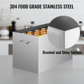 15 Quart Water Bath Canner Stove Top Pot 304 Stainless Steel 2 Racks