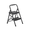 2 Step Ladder Folding Anti-Slip 272kg Capacity Steel Kitchen Home