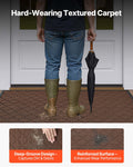 Front Door Mat 1194x889mm Brown Commercial Heavy Duty Washable
