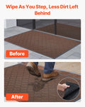 Front Door Mat 1194x889mm Brown Commercial Heavy Duty Washable