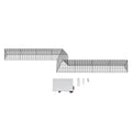 Chicken Tunnel 729x200cm Portable Yard Coop 2 Sets Ducks Rabbits