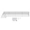 Chicken Tunnels, 400x100x61.5 cm(LxWxH) Chicken Tunnels for Yard, Portable Chicken Tunnels for Outside with Corner Frames, Chicken Coop Run, Suitable for Chickens, Ducks, Rabbits