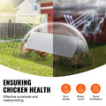 Chicken Tunnel 300x71x61.5cm Portable Coop Run Yard Chickens Ducks
