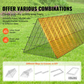 Chicken Tunnel 300x71x61.5cm Portable Coop Run Yard Chickens Ducks