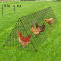 Chicken Tunnel 300x71x61.5cm Portable Coop Run Yard Chickens Ducks