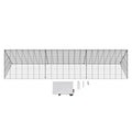 Chicken Tunnel 300x71x61.5cm Portable Coop Run Yard Chickens Ducks