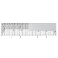 Chicken Tunnel 300x71x61.5cm Portable Coop Run Yard Chickens Ducks
