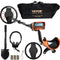 VEVOR Metal Detector 250mm IP68 Waterproof LCD Display 7 Modes Gold