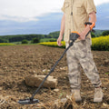 VEVOR Metal Detector 250mm IP68 Waterproof LCD Display 7 Modes Gold