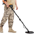 VEVOR Metal Detector 250mm IP68 Waterproof LCD Display 7 Modes Gold
