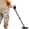 VEVOR Metal Detector 250mm IP68 Waterproof LCD Display 7 Modes Gold
