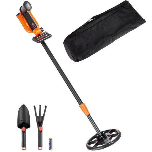 Metal Detector for Kids, 150mm, Waterproof Search Coil with LCD Display, Adjustable 660.4-914.4 mm Gold Detector, Lightweight Carbon Fiber Stem for Junior & Youth Detecting Gold Coin Treasure