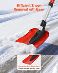 22cm Foldable Snow Shovel Aluminum Adjustable Handle Lightweight